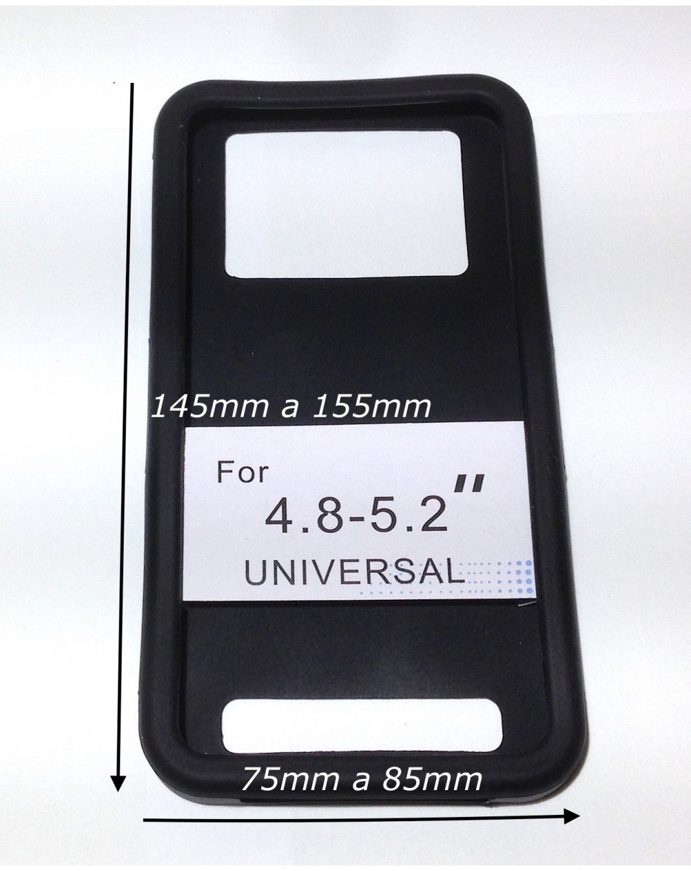Funda 4.8" 5.2" Silicona ajustable universal trasera