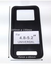 Funda 4.8" 5.2" Silicona ajustable universal trasera