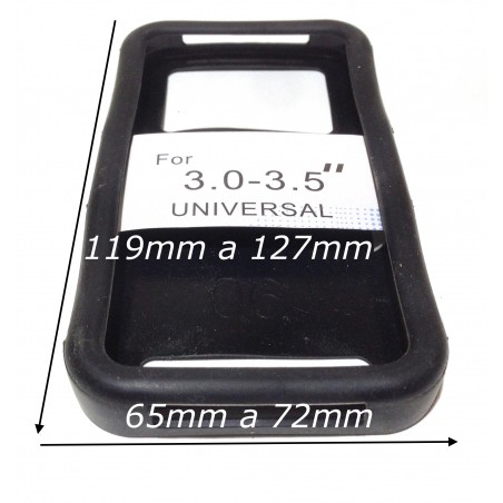 Funda 3" 3.5" Silicona ajustable universal trasera