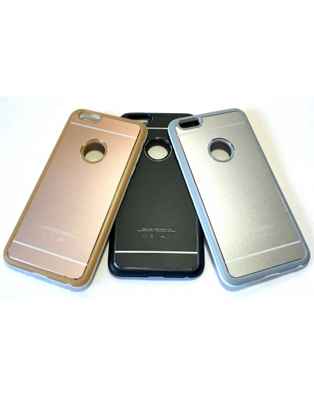 Funda Apple Metal y Borde Silicona iPhone 6 plus