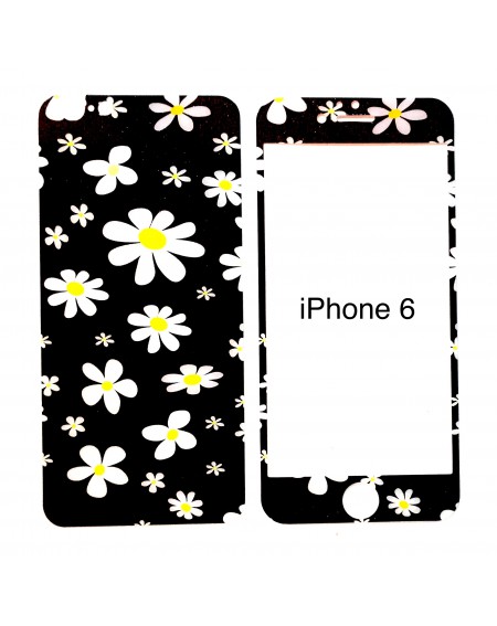 Cristal templado de Margaritas para iphone 6
