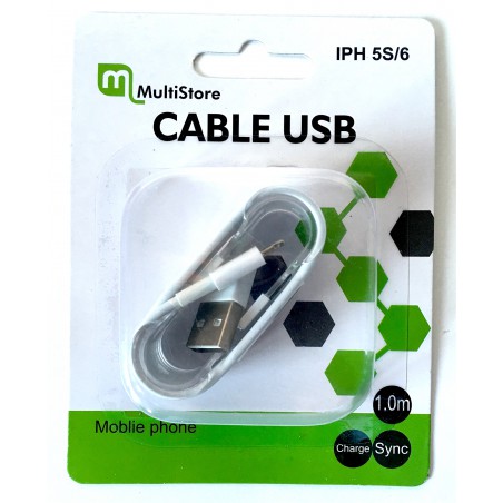 Cable de datos y carga iPhone 5/6