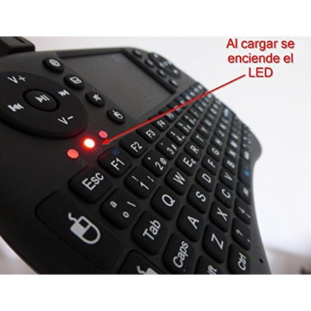Mini Teclado Inalámbrico TouchPad Smart TV