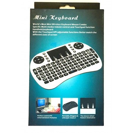 Mini Teclado Inalámbrico TouchPad Smart TV