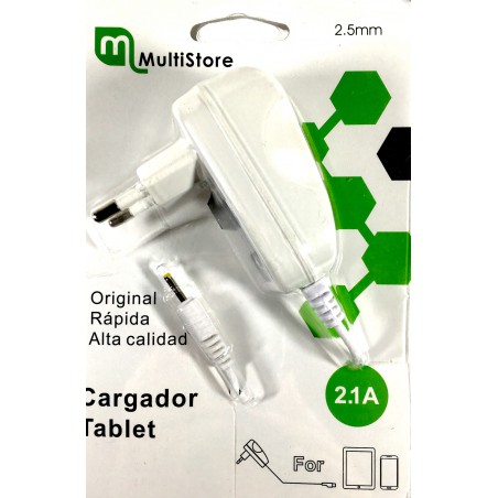 Cargador para Tablet 5v 2.5mm