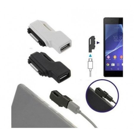 Adaptador Cargador magnético Sony Xperia Z1 Z2 Z3