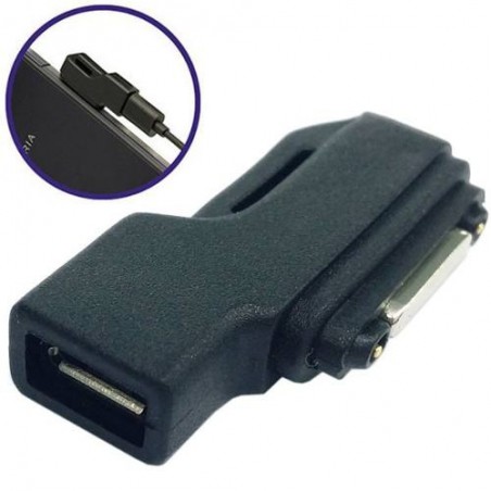 Adaptador Cargador magnético Sony Xperia Z1 Z2 Z3