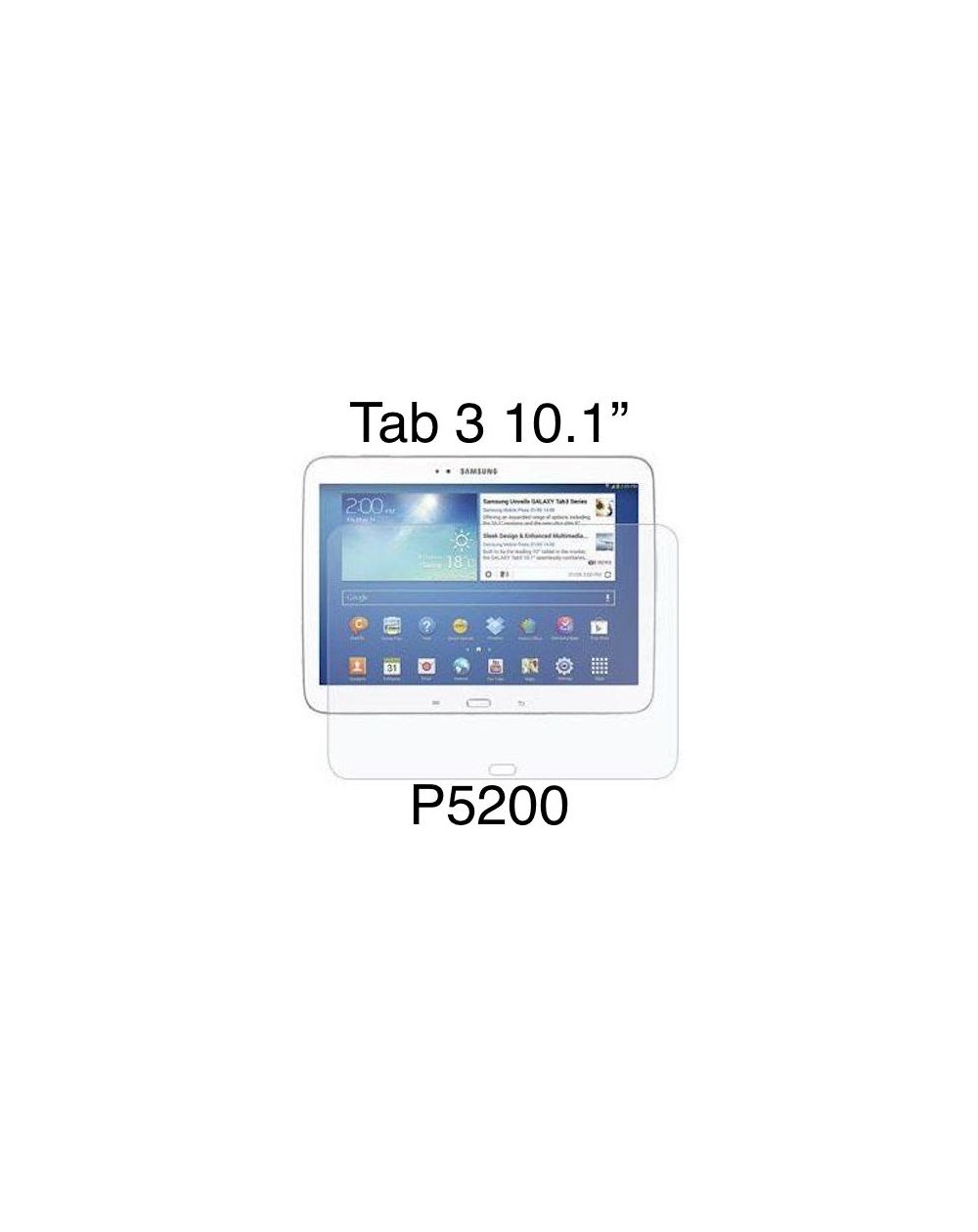 Cristal Protector Samsung Tab 3 10.1" P5200