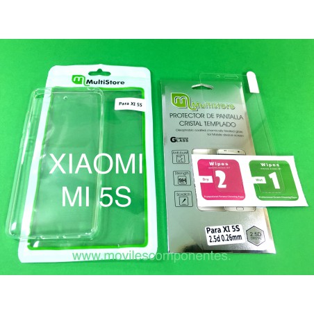 Xiaomi Mi 5S Cristal + Silicona