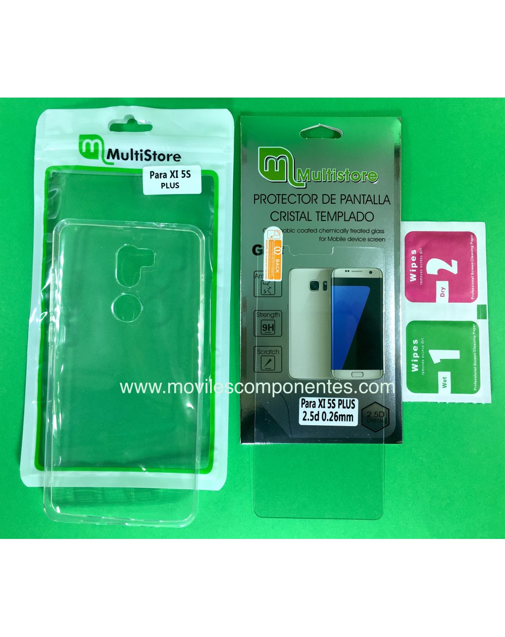 Xiaomi Mi 5S Plus Cristal + Silicona