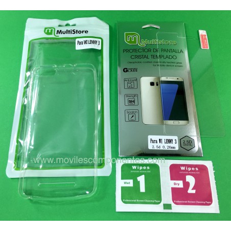 Wiko Lenny 3 Cristal + Silicona
