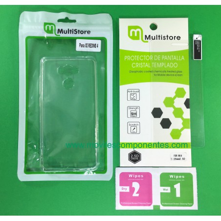 Xiaomi Redmi 4 Cristal + Silicona