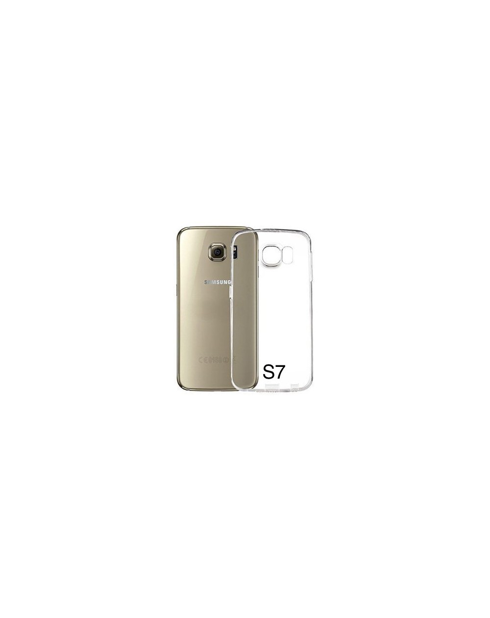 Funda Silicona Transparente Samsung S7