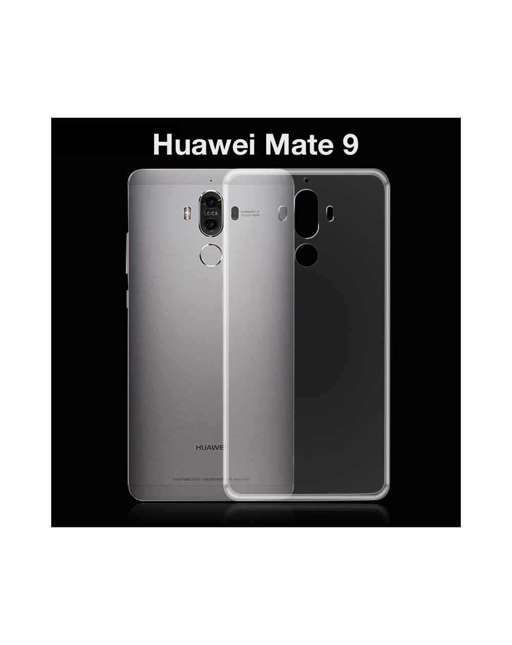 Funda Silicona Transparente Huawei Mate 9