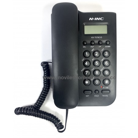Teléfono Fijo con Visor LCD KX-T076CID