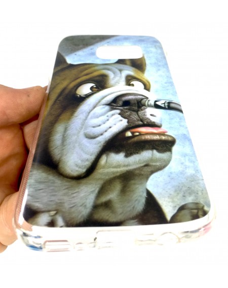 Funda Silicona S7 de Bulldog Inglés