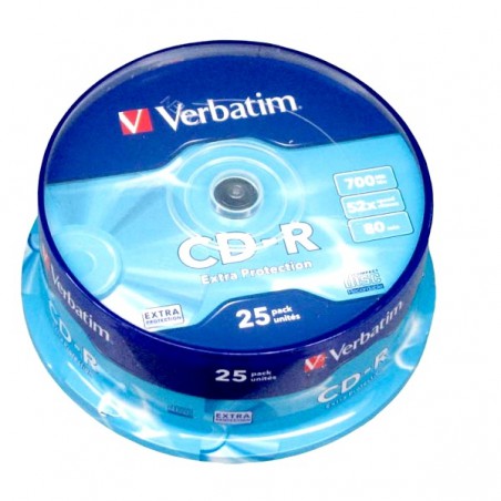 CD-R  Verbatim pack 25 unidades