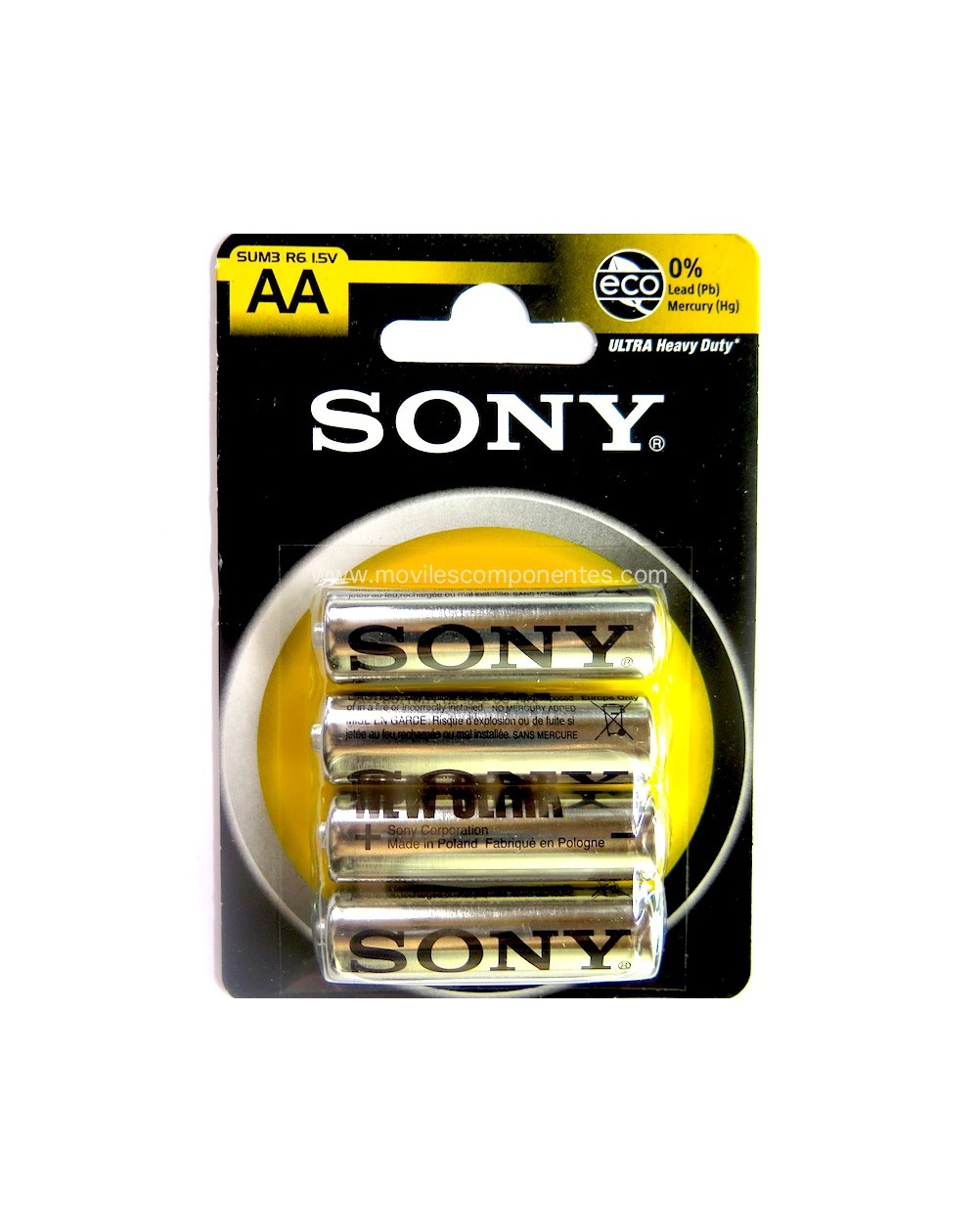 Pilas Sony AA 