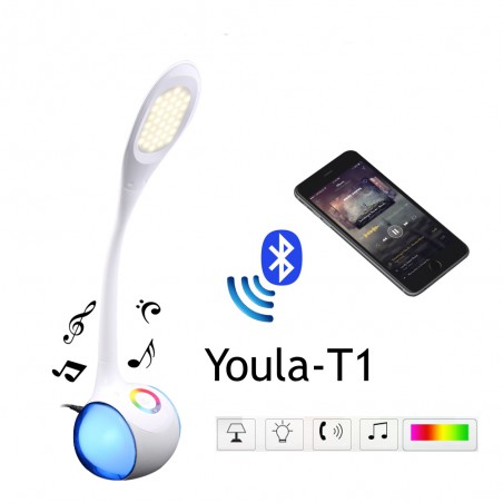 Lámpara Bluetooth con RGB