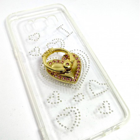 Fundas de silicona con brillantes y circonitas Samsung S8