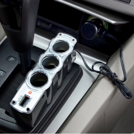 Cargador múltiple para coche