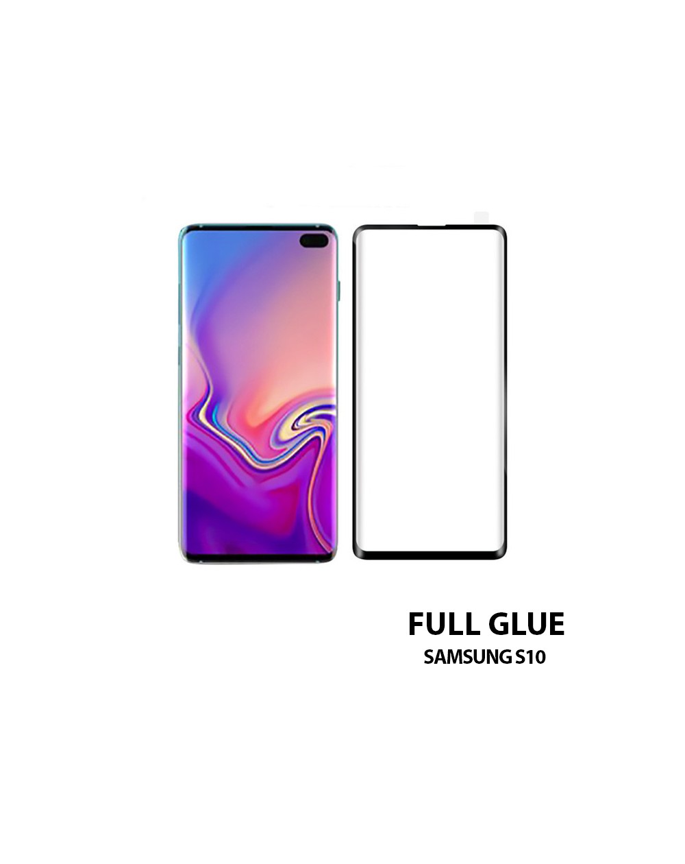 Cristal Protector curvo FULL GLUE Samsung S10 Plus