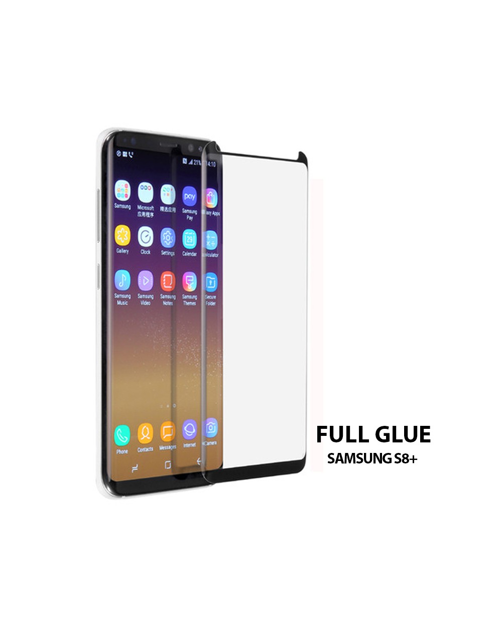 Cristal Protector curvo FULL GLUE Samsung S8 Plus Cristal Protector curvo FULL GLUE Samsung S8 Plus