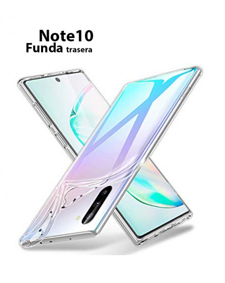 Funda Silicona Trasera Transparente Samsung Note 10