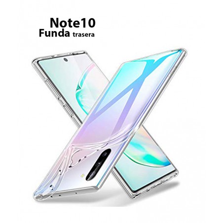 Funda Silicona Trasera Transparente Samsung Note 10