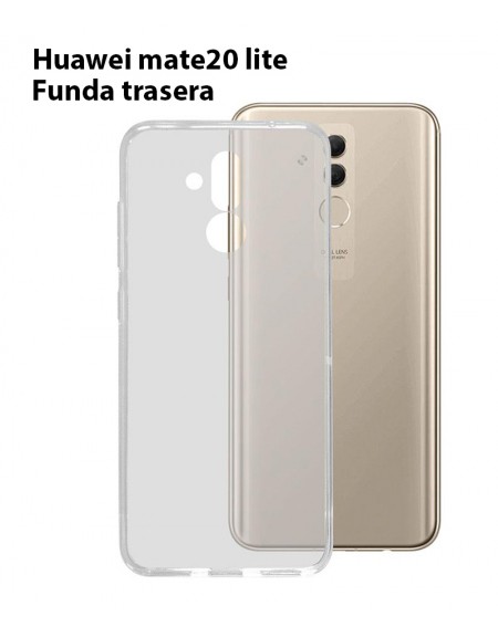 Funda Silicona Trasera Transparente Huawei Mate 20 lite