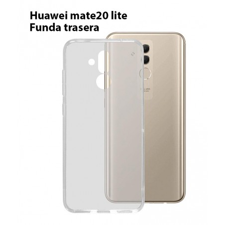 Funda Silicona Trasera Transparente Huawei Mate 20 lite