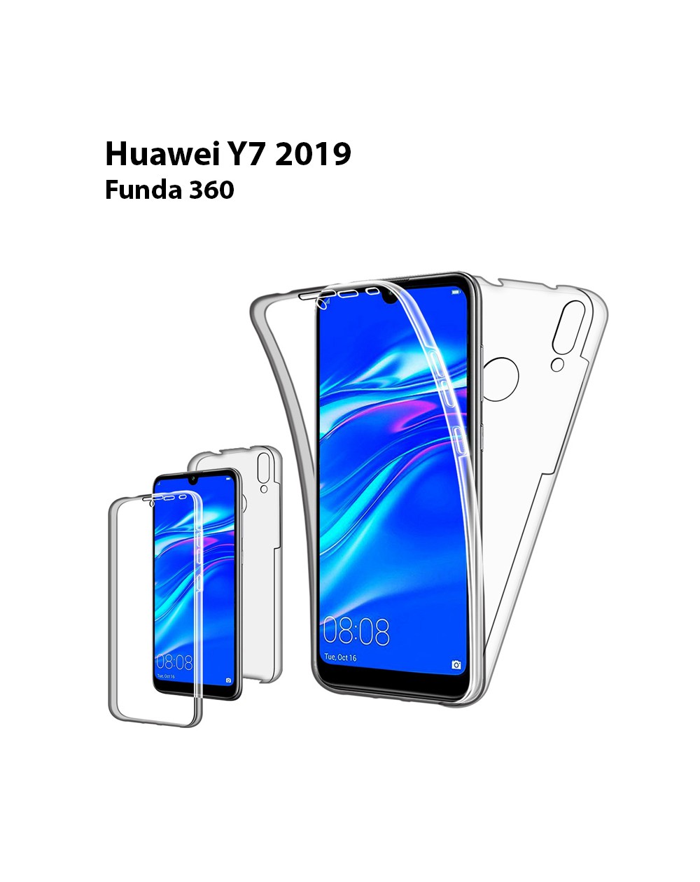Full Cover 360 Huawei Y7 2019