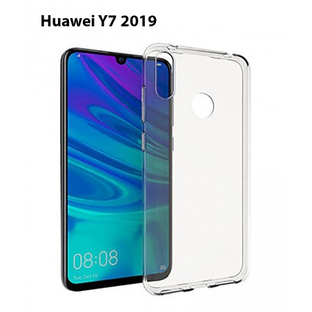 Funda Silicona Trasera Transparente Huawei Y7 2019