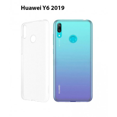 Funda Silicona Trasera Transparente Huawei Y6 2019