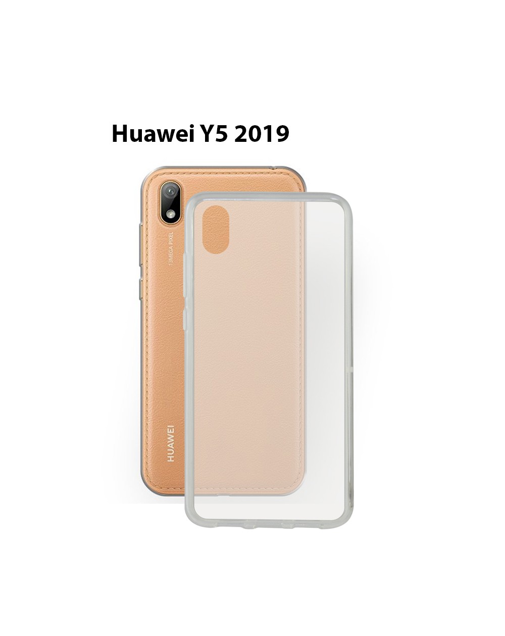 Funda Silicona Trasera Transparente Huawei Y5 2019