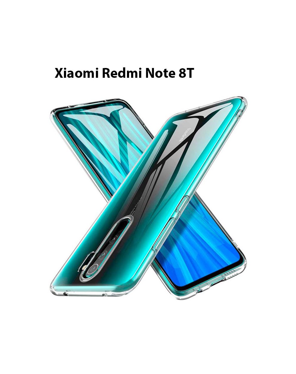 Funda Silicona Trasera Transparente Xiaomi Redmi Note 8T