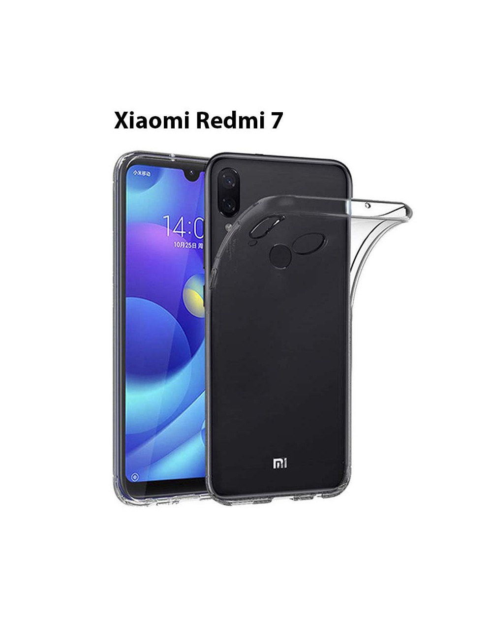 Funda Silicona Trasera Transparente Xiaomi Redmi 7