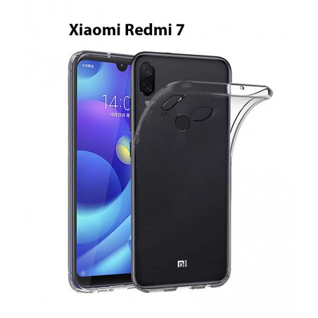Funda Silicona Trasera Transparente Xiaomi Redmi 7