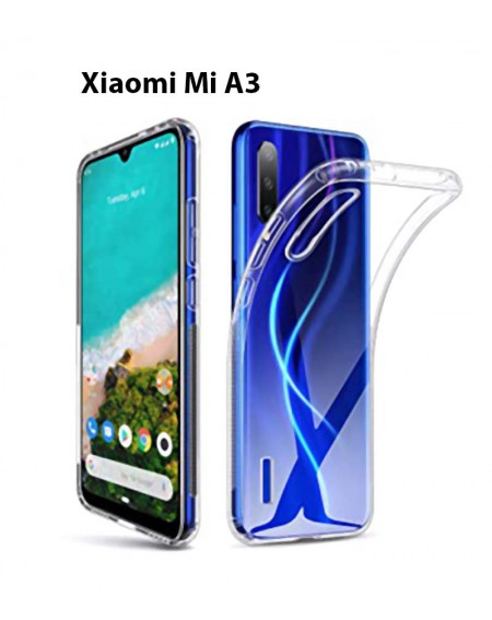 Funda Silicona Trasera Transparente Xiaomi Mi A3