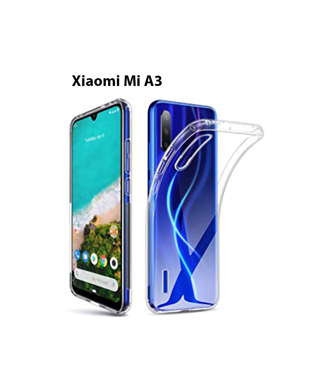 Funda Silicona Trasera Transparente Xiaomi Mi A3