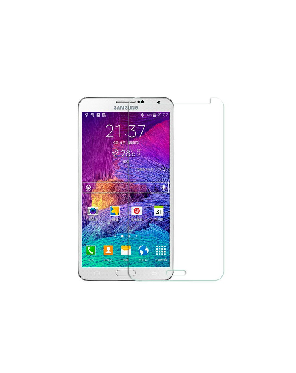 Cristal Protector Samsung Note 4