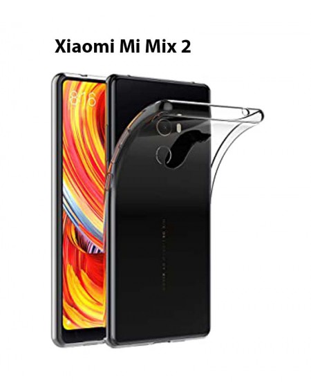 Funda Silicona Trasera Transparente Xiaomi Mi Mix 2