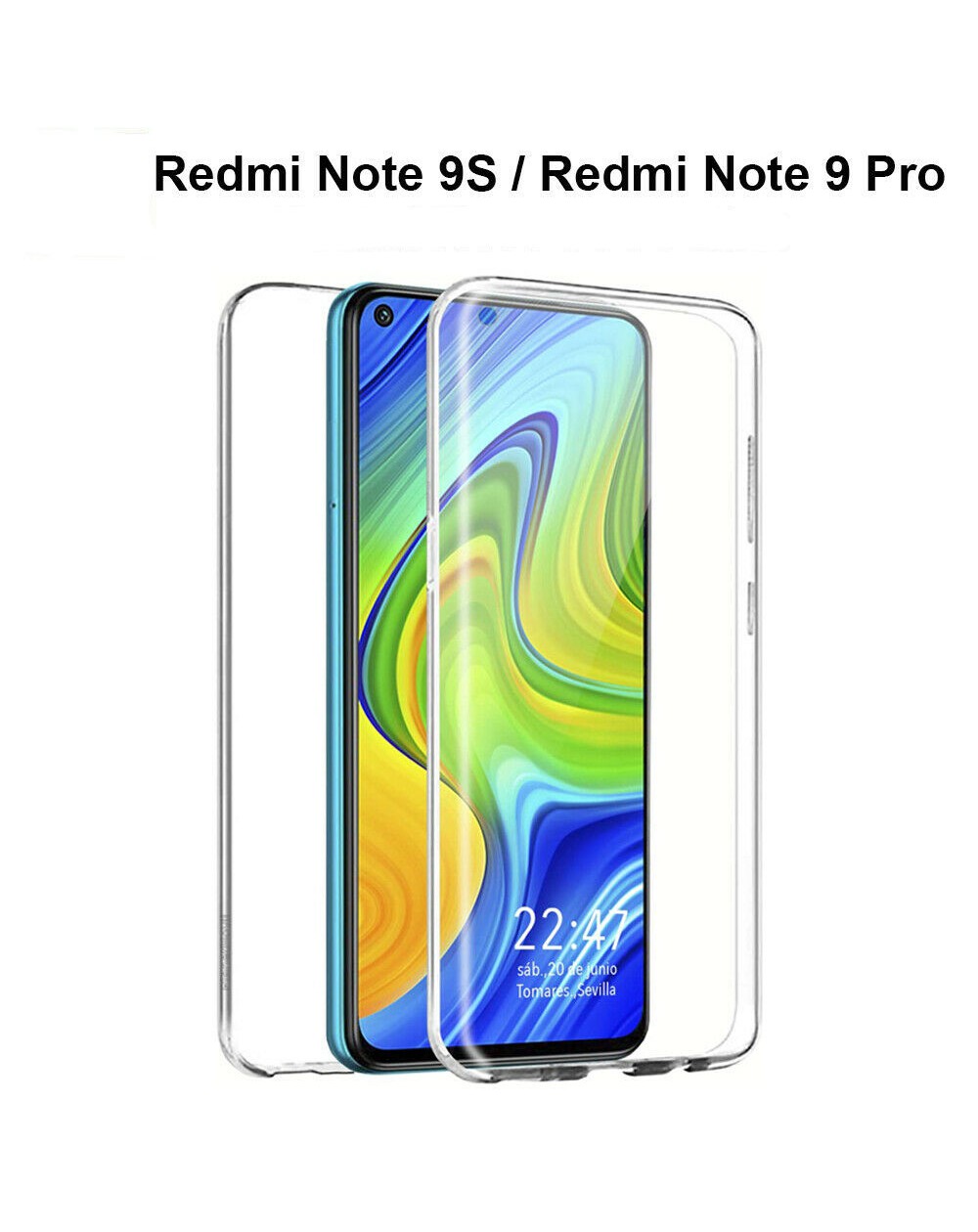 Funda Full 360 Para Xiaomi Note Redmi 9 Pro