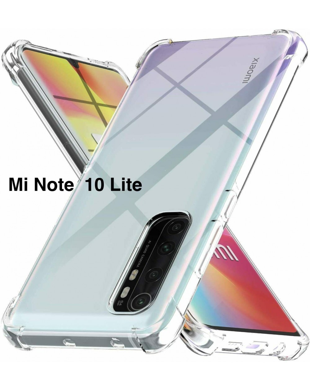 Funda Trasera Silicona Reforzada Para Xiaomi Mi Note 10 Lite