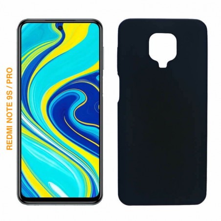 Funda de silicona negra para Xiaomi Redmi Note 8