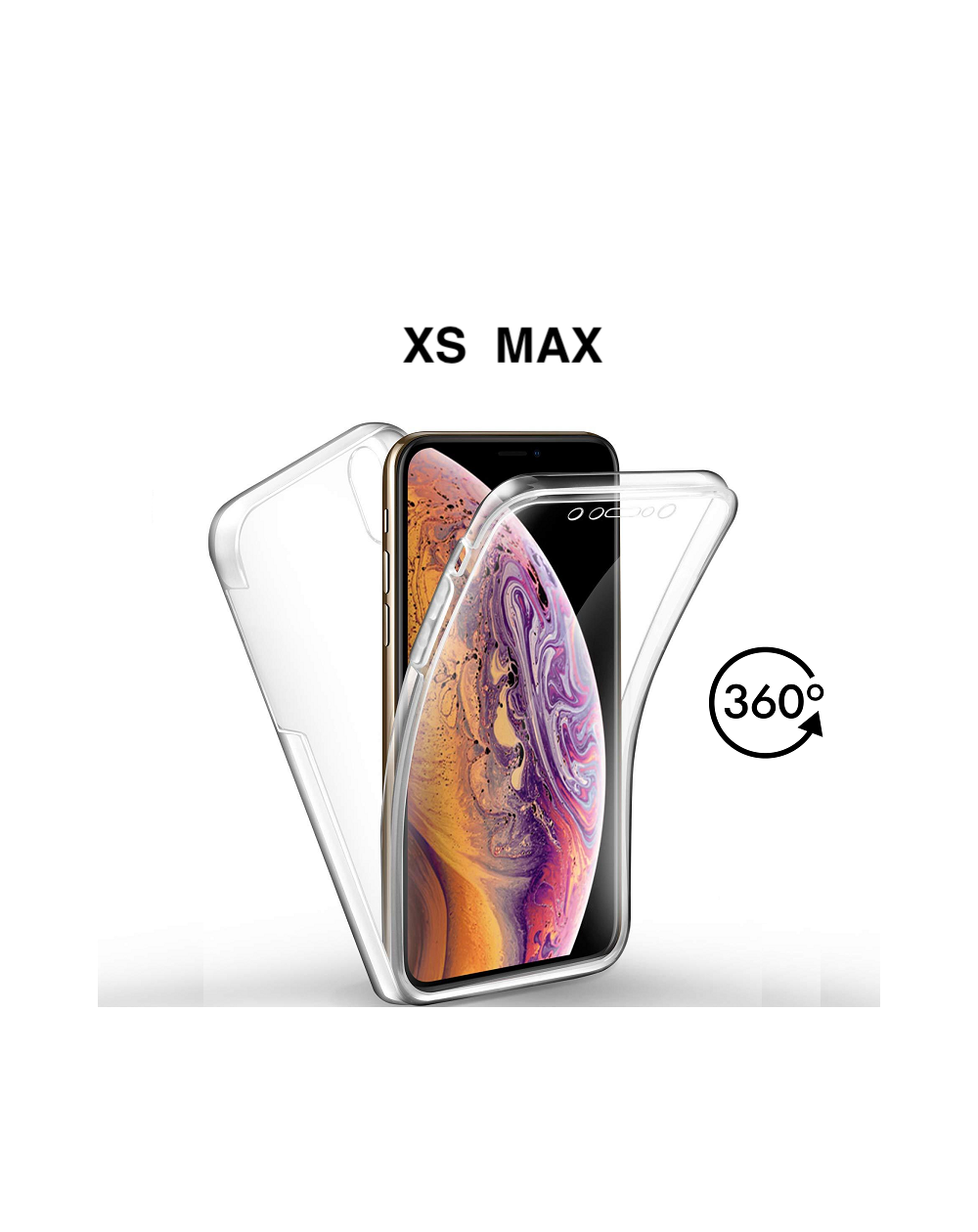 FUNDA SILICONA CON CUERDA PARA IPHONE XS