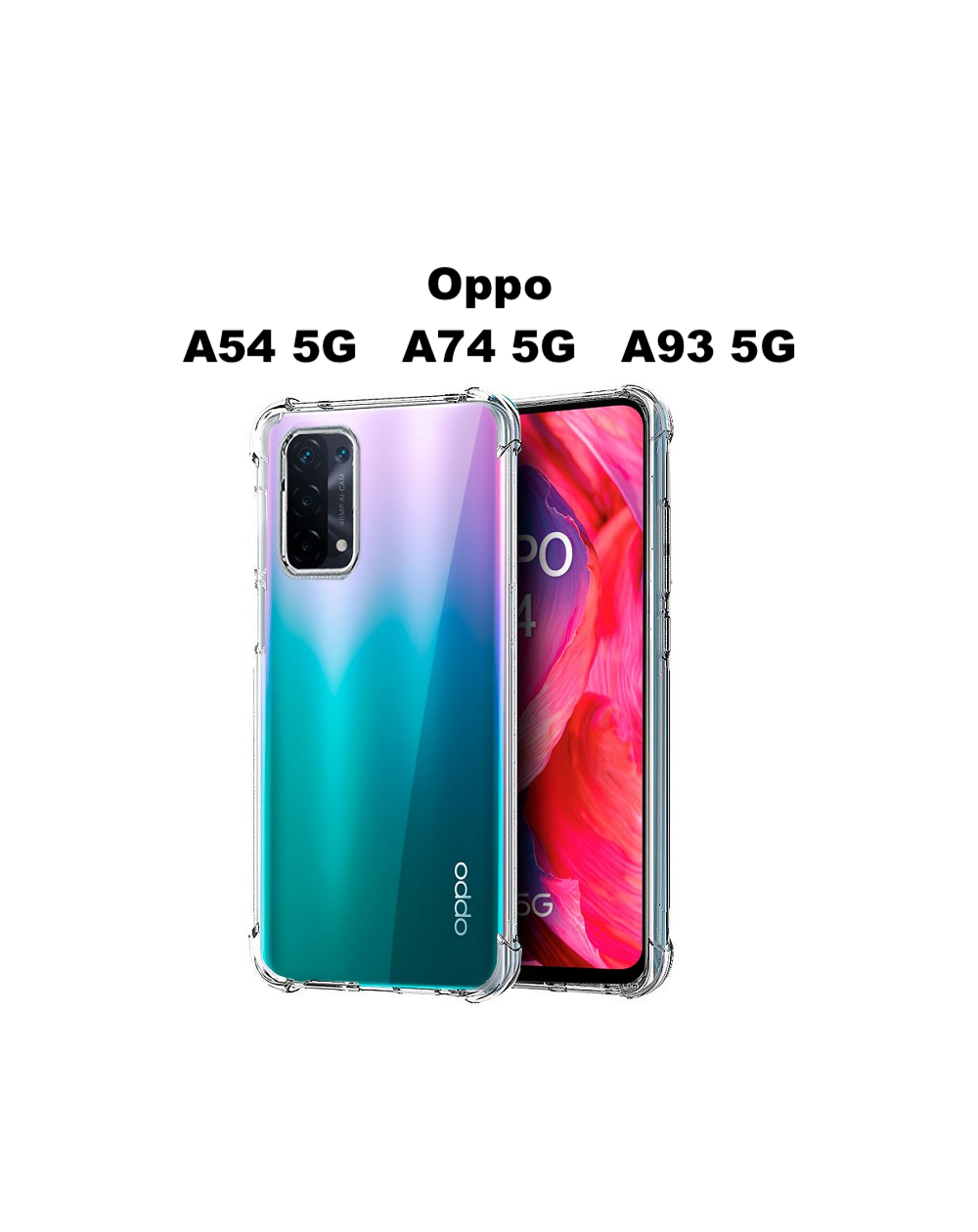 Funda Trasera Silicona Reforzada Para Oppo A74 5G