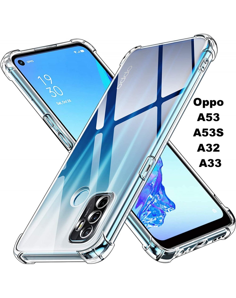 Funda Trasera Silicona Reforzada Para Oppo A53S