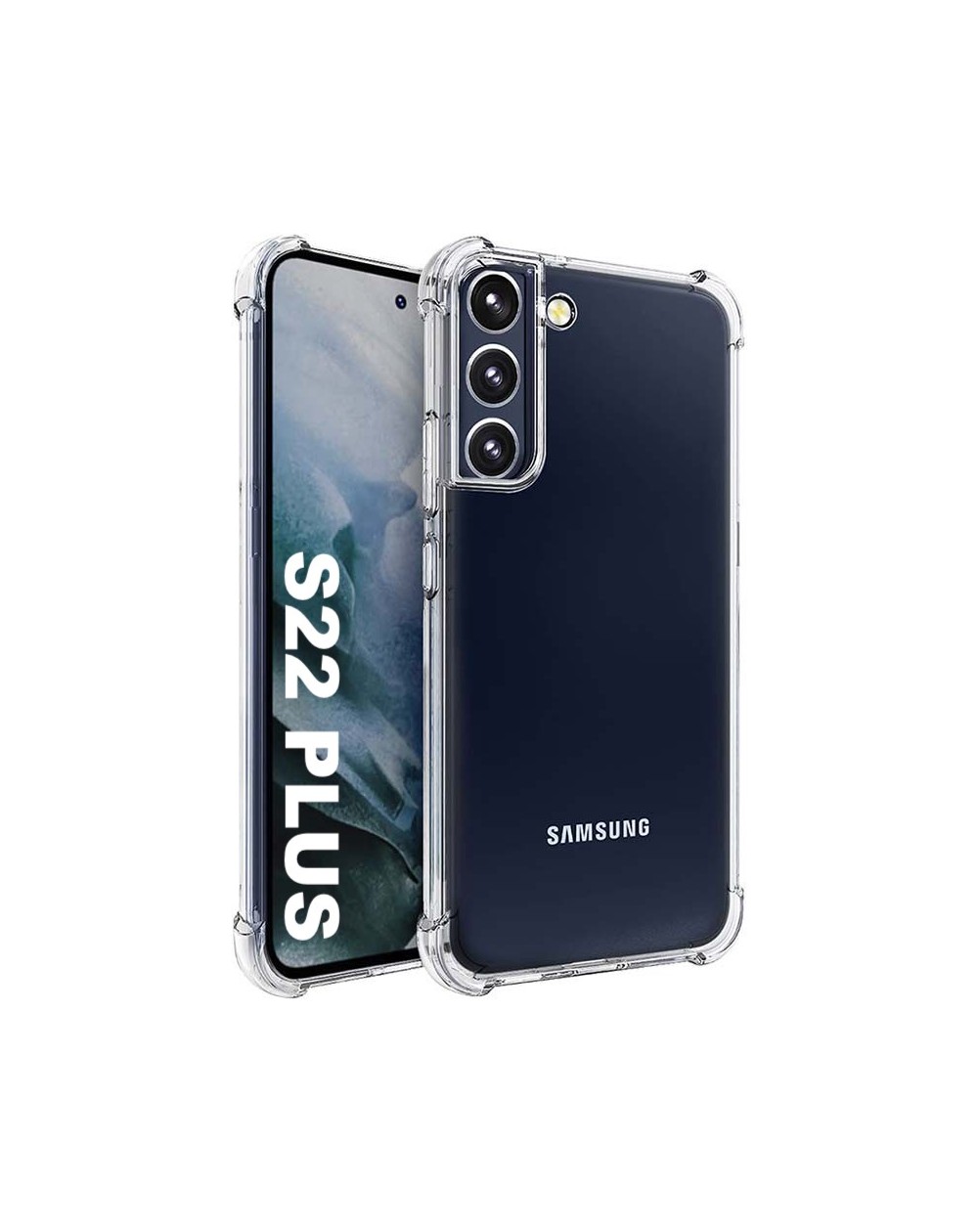 Funda Trasera Silicona Reforzada Para Samsung S22 Plus